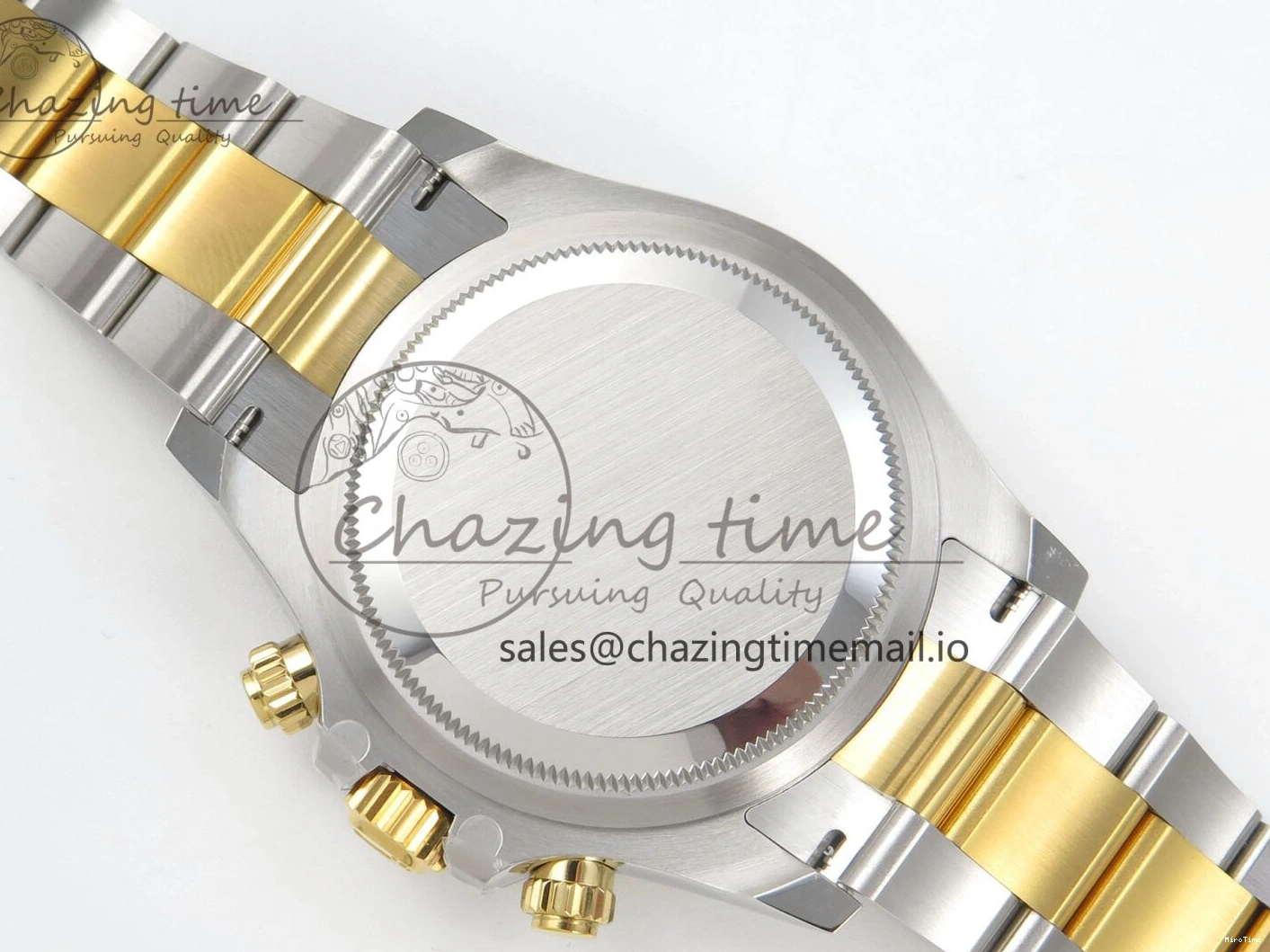 MiroTime 0512 Fashionable Daytona 126503 THBF 1:1 Best Edition Black YG Diamonds Dial on SS YG Bracelet SH 137